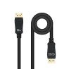 Nanocable DP/M a DP/M 2m Negro (10.15.2502)