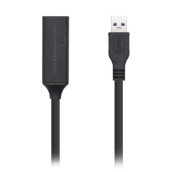 Cable AISENS USB-A/M a USB-A/H 15m Negro (A105-0409)