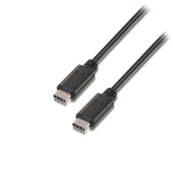 Cable AISENS USB-C/M-USB-C/M 2m Negro (A107-0057)
