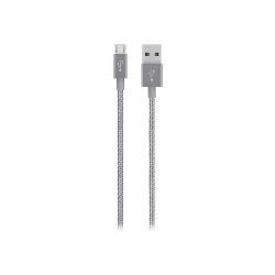 Cable BELKIN USB-A/M a mUSB/M 1.2m Gris(F2CU021BT04-GR)