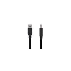 Cable AISENS USB-A/M a USB-B/M 2m Negro (A105-0444)
