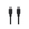Cable AISENS USB-A/M a USB-A/M 3m Negro (A105-0448)