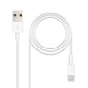 Nanocable Lightning/M a USB-A/M 50cm Blanco(10.10.0400)