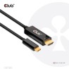 Cable Club 3D HDMI/M a USB-C/M 1.8m Negro (CAC-1334)