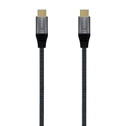 Cable AISENS USB-C/M a USB-C 2.0/M 2m Gris (A107-0629)