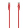 Latiguillo AISENS RJ45 Cat.6a UTP 50cm Rojo (A145-0558)