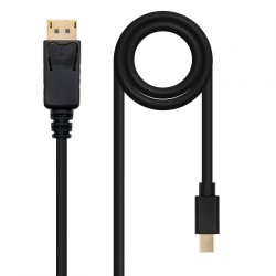 Nanocable MiniDP/M a DP/M 2m Negro (10.15.2402)