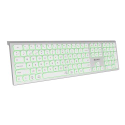 Teclado SUBBLIM Master BT Plata/Blanco (SUBKB-3MIE300)