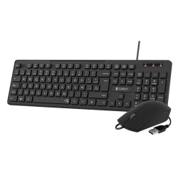 T+Ratón SUBBLIM Business Slim USB Negro (SUBKBC-CSSK01)