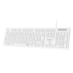 Teclado SUBBLIM Slim Silencioso Blanco (SUBKBC-0SSK51)