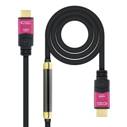 Nanocable HDMI A/M a HDMI A/M 25m Negro (10.15.3725)