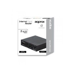 Lector de Tarjetas Approx USB 2.0 Negro V4 (APPICRV4)
