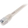 Latiguillo EQUIP Cat.6 S/FTP 0.5m Gris (EQ605507)