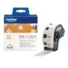 Etiquetas Precortadas BROTHER Negro/Blanco (DK11221)