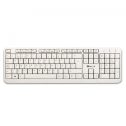 Teclado NGS Multimedia SPIKE USB 12 Teclas Blanco