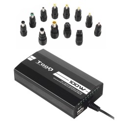 Cargador TooQ 100W 12 DC 1xUSB Negro (TQLC-100BS01M)