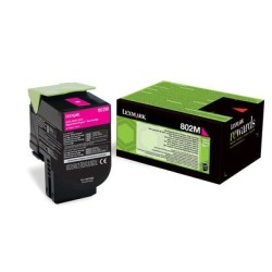 Toner Lexmark Laser 802M Magenta 1000 páginas (80C20M0)