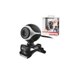 WebCam Trust 0.3mp USB Micrófono Negra/Plata (17003)