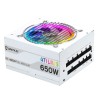 Fuente UNYKA Atilius ATX 650W 90% RGB Blanca (UK521204)