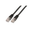 Cable AISENS RJ45 Cat5e UTP AWG24 0.5m Negro(A133-0202)