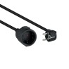 Nanocable Schuko/H a Schuko/M 3m Negro (10.22.0603-BK)