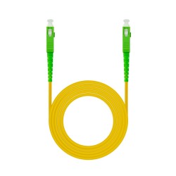 Fibra Nanocable SC/APC-SC/APC 3m Amarillo (10.20.0003)